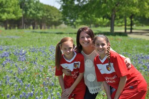 Karie Starrett with kids