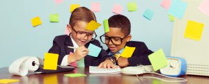kids brainstorming wide.