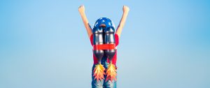 Kid with rocket backpack_wide