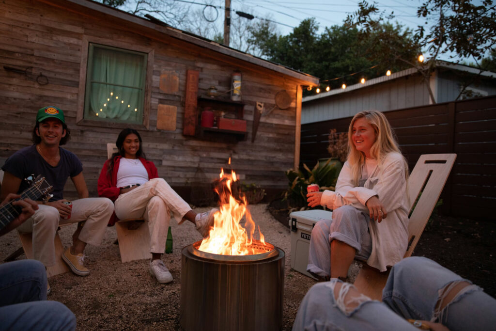 ethnographic research around a fire pit
